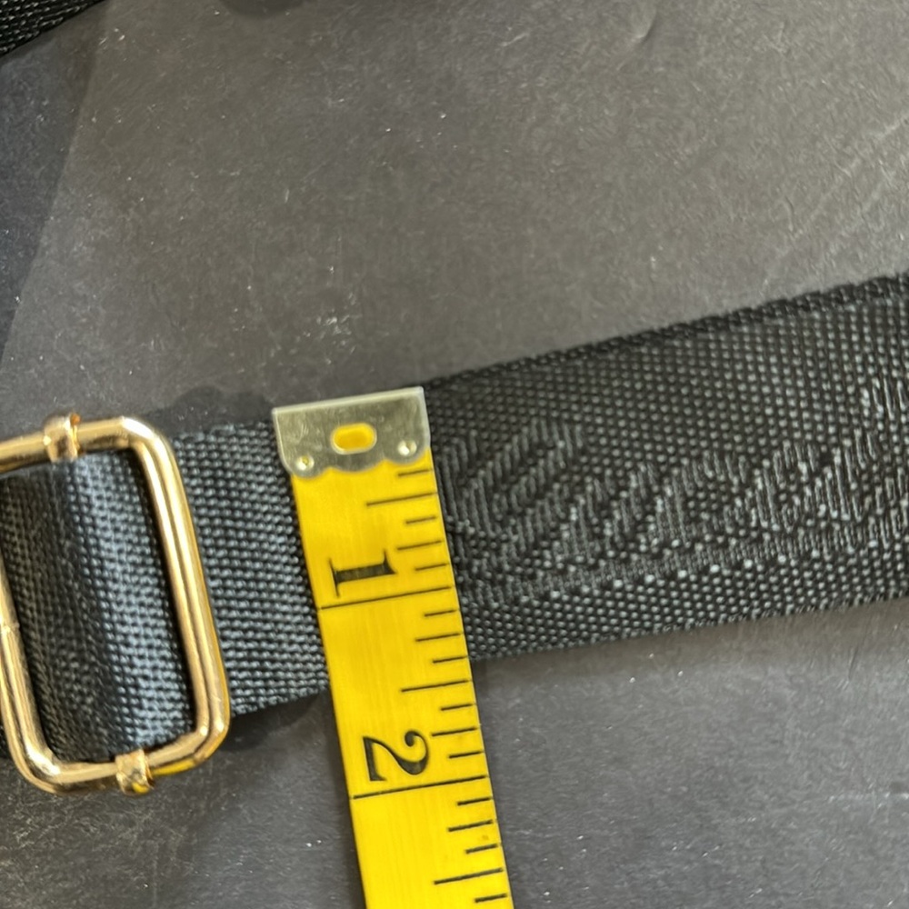 Gucci Black Monogram Belt Bag with Gold Hardware - Picture 9 of 16